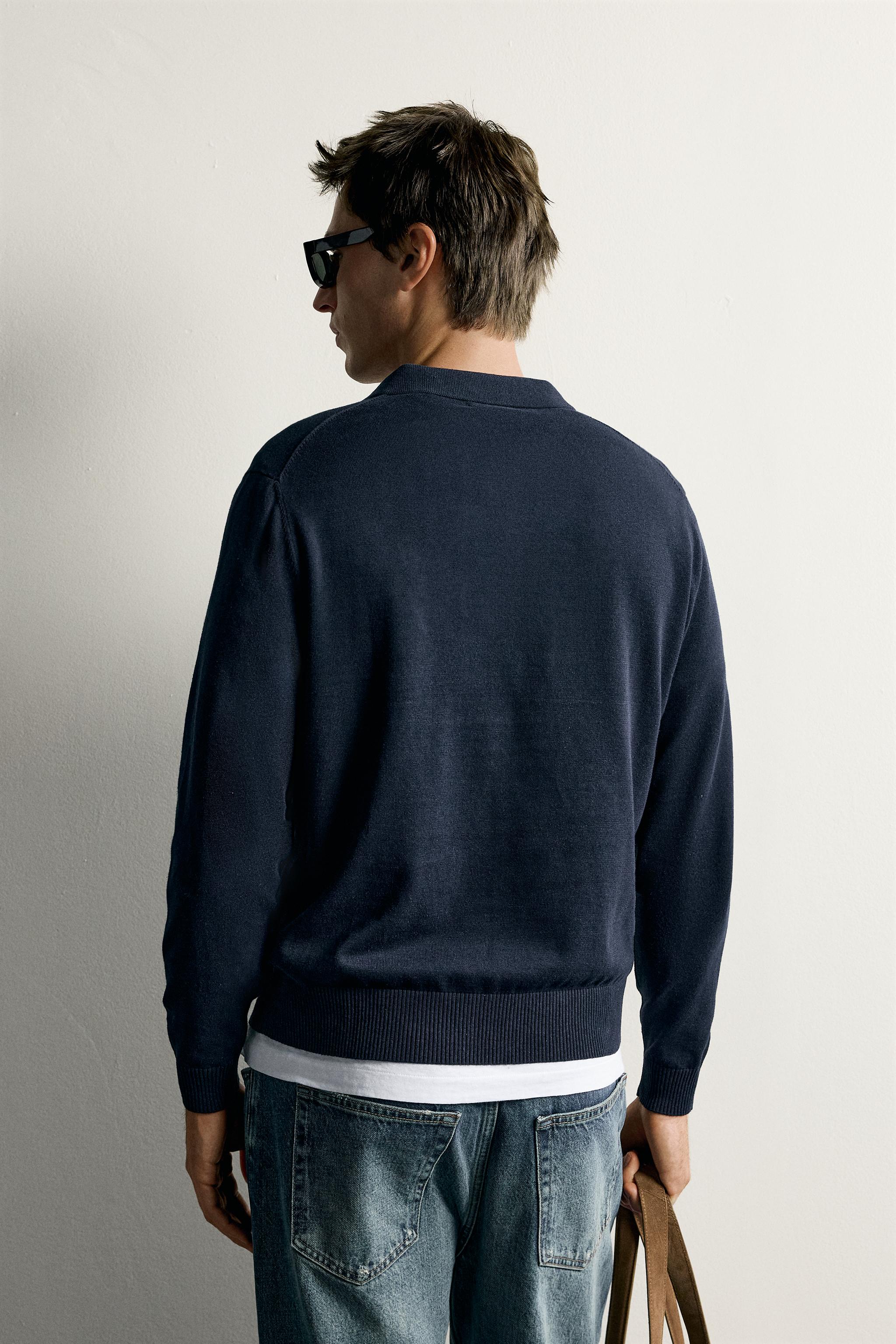 POLO EN MAILLE REGULAR FIT COTON - LIN